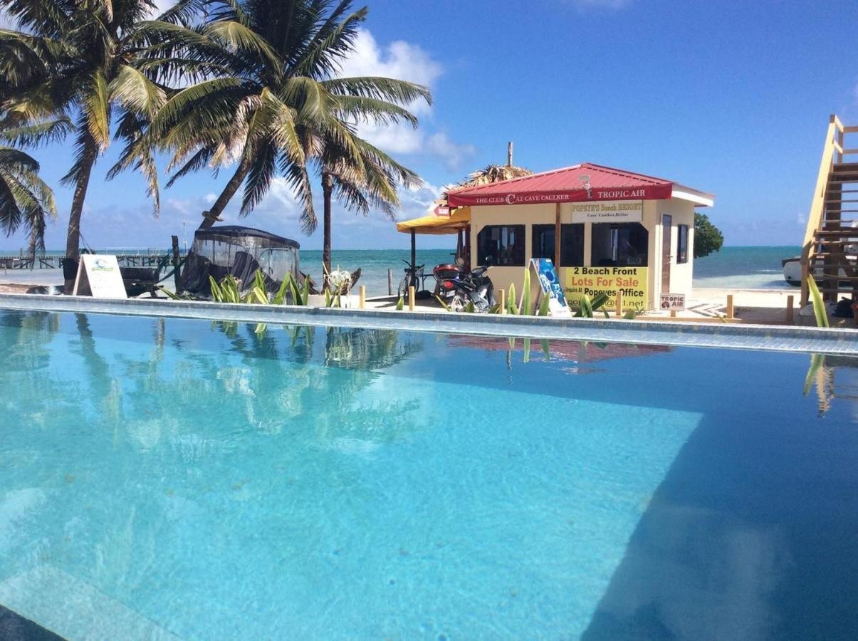 Beach Club Budget Rooms At Popeyes Caye Caulker Exteriér fotografie